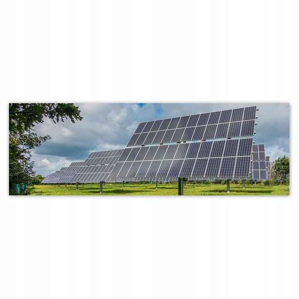 Plakáty 200x66 Fotovoltaické panely Sun