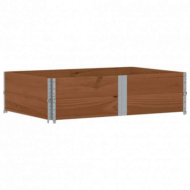 vidaXL Zahradní truhlík hnědý 150 x 100 cm masivní borové dřevo