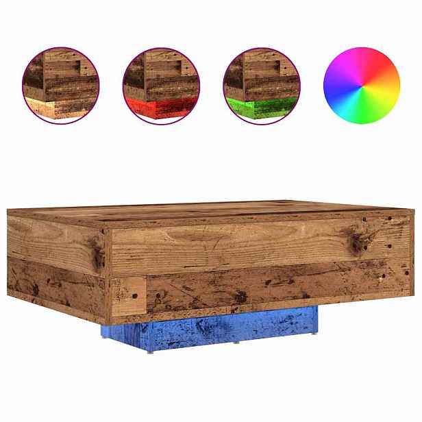 vidaXL Staré dřevo 85 x 55 x 31 cm Kompozitní dřevo