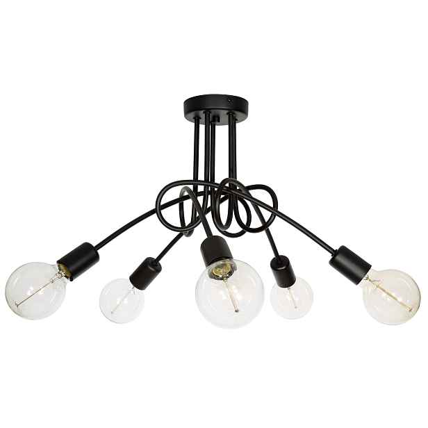 Závěsné Stropní Svítidlo Loft Černá Bílá Do Pokoje Ložnice Edison