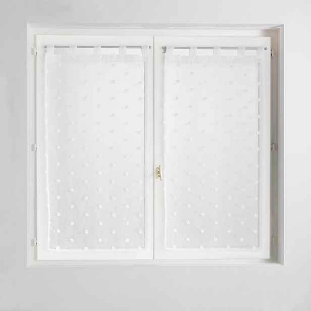 Bílá záclona 60x120 cm Pompinou – douceur d'intérieur
