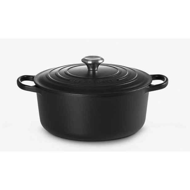 Le Creuset Signature - Pekáč kruhový s poklicí, objem 8,1 l, noir mat 21177300000430