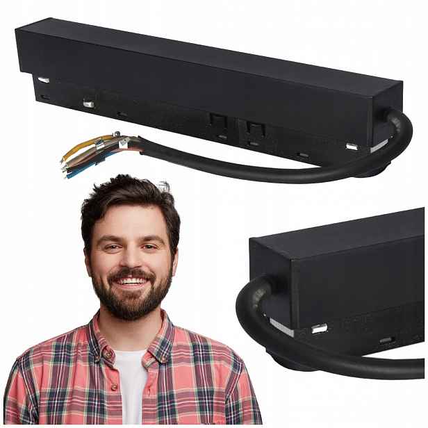 Napájecí Zdroj Zasunutý Do Magnetických Lišt Dy-yt 200W, Systém Dali Černý