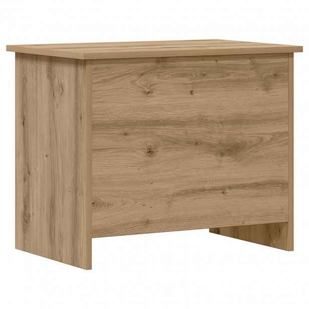 vidaXL Úložná truhla Dub artisan 60 x 40 x 50 cm Kompozitní dřevo