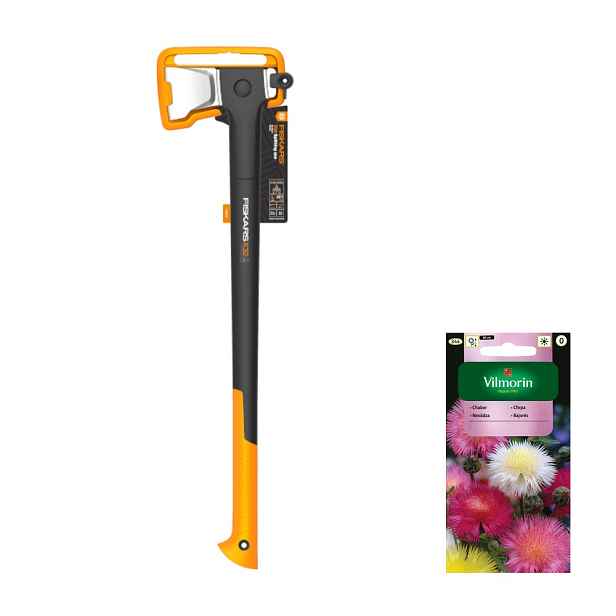 Fiskars X-series X32 Štípací sekera na dřevo L +dárek semena