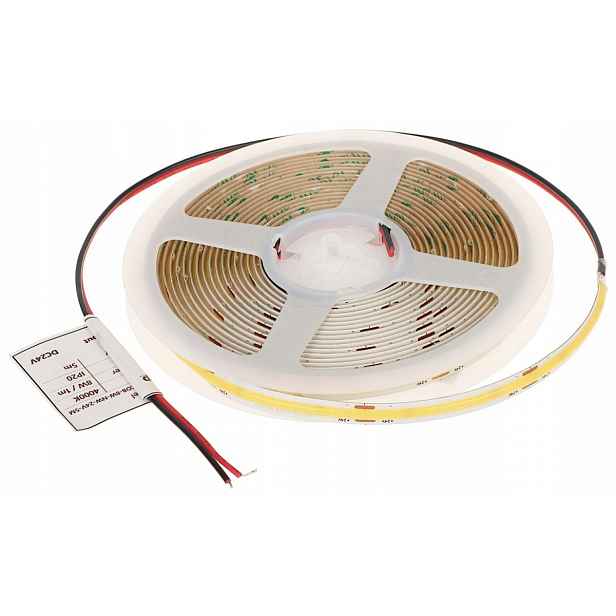 Led Páska LED-COB-24V/8W-NW/5M 4000 K Mw Lighting