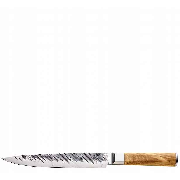 Nůž ZassenHaus na uzeniny a maso japonská ocel/olivové dřevo 20 cm V Pouzdru