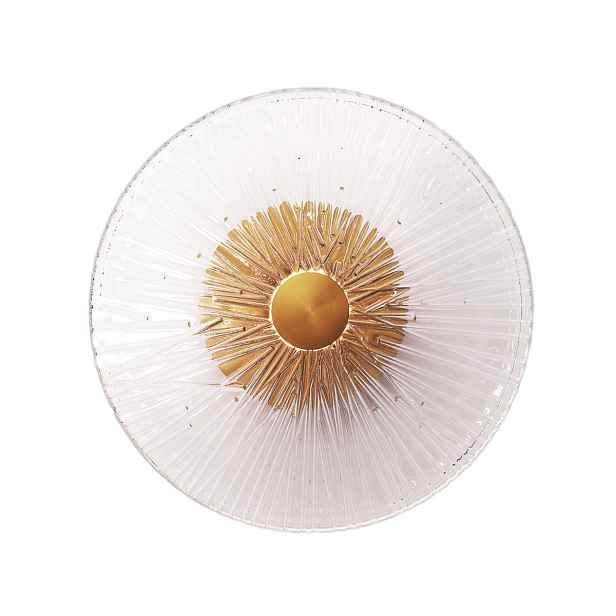 Skleněná nástěnná lampa Allure Led 5W, zlatá matná IP20, Maxlight