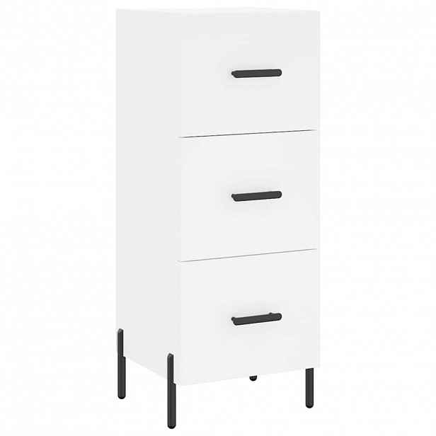 vidaXL Příborník bílý 34,5 x 34 x 90 cm kompozitní dřevo