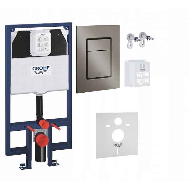 Kompletní podomítkový Wc set 5v1 – stojan Grohe Slim tlačítko