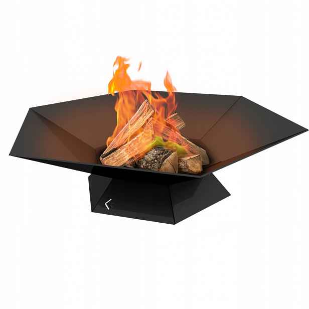 Zahradní ohniště Grill 70 cm Kratki Ocelový kotlík Velké Hluboké ohniště