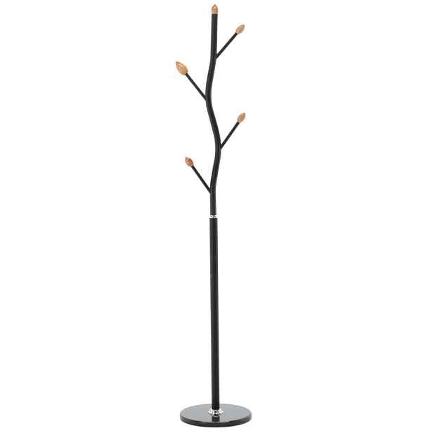 Aldotrade Věšák stojící BUNGUND 170 cm, černá