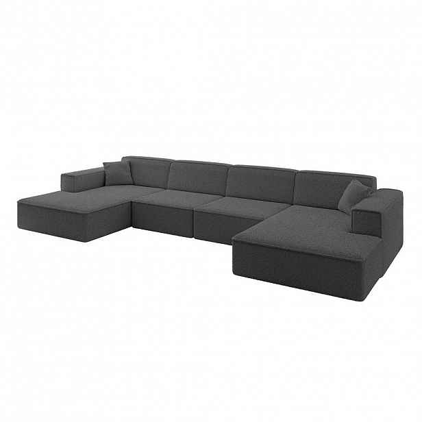 ALTDECOR SEDACÍ souprava IREA-U2-v4 – 386 x 165 x 77 cm, šedá
