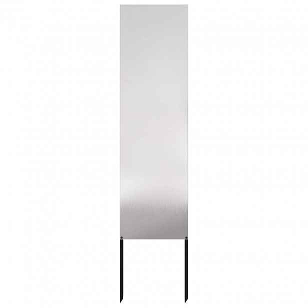 vidaXL Soukromí na zahradě Řezací Stříbrná 32 x 140 cm Nerezová ocel