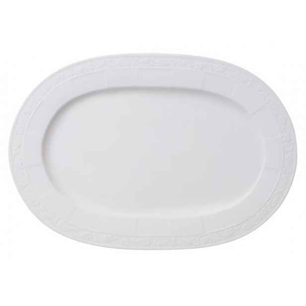 Villeroy & Boch White Pearl oválný servírovací talíř, 35 cm
