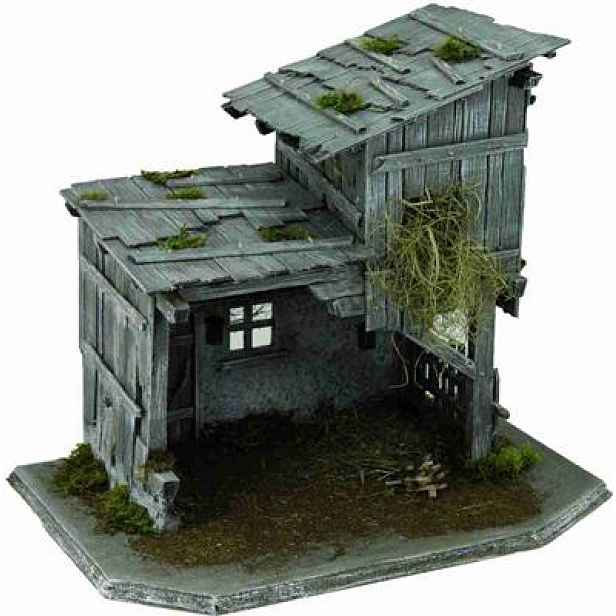 Božonův osvětlený betlém 54x36x46 cm pro fíky 13-15 cm