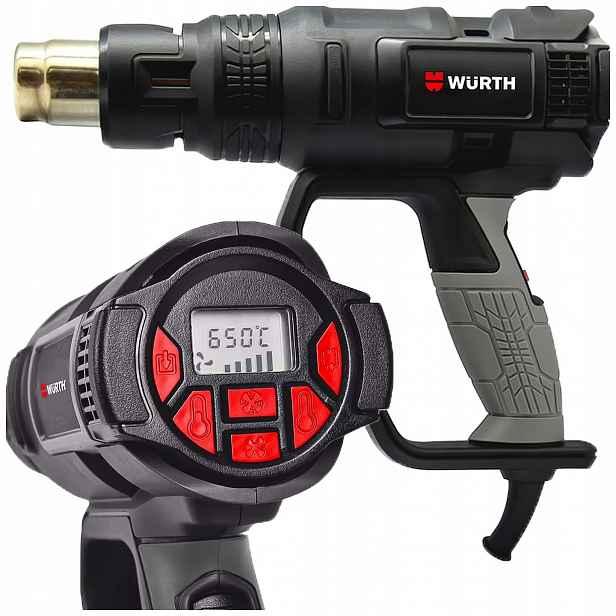 Horkovzdušná Pistole Wurth 2000 W 230 V 600 °C