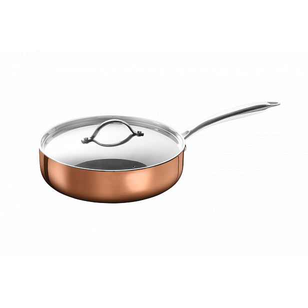 Silvercrest® Soté pánev s měděnou povrchovou úpravou Premium, Ø 25 cm