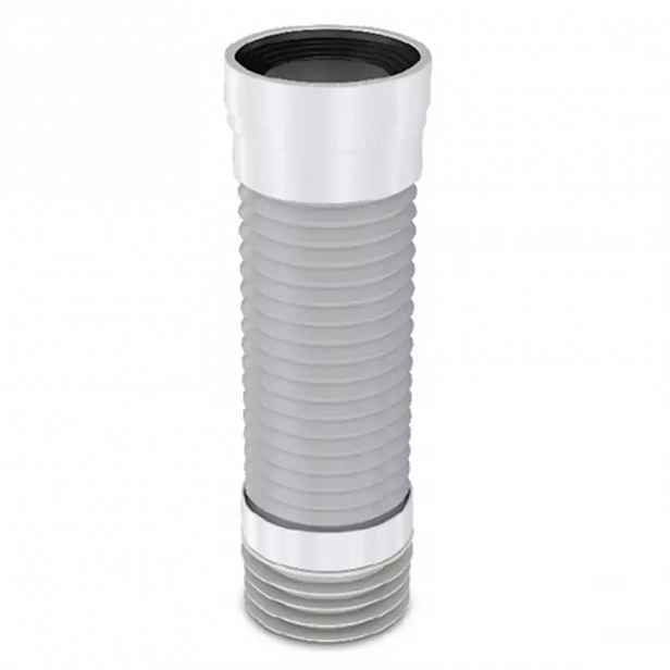 Univerzální spojka WC L-410 mm s lístkovým těsněním, lepená