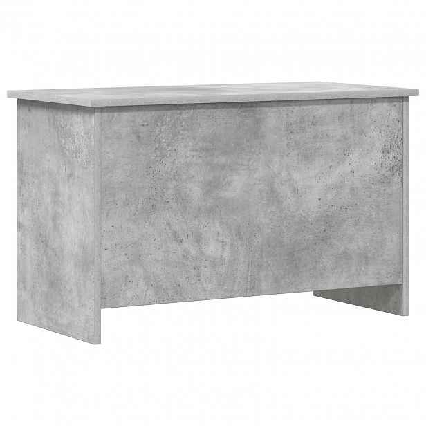 vidaXL Úložná truhla Betonově šedá 80 x 40 x 50 cm Kompozitní dřevo