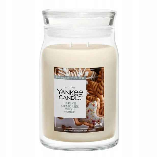Yankee Candle Baking Memories – velká vonná svíčka 567 g