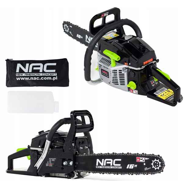 Benzínová řetězová pila 45cc NAC-CST45-40-02AC 2,45KM řetěz 0,325"