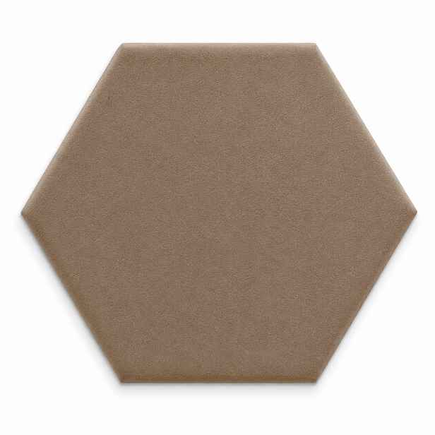 Čalouněný nástěnný panel HEXAGON více rozměrů béžová MyBestHome Rozměr: 30x26 cm