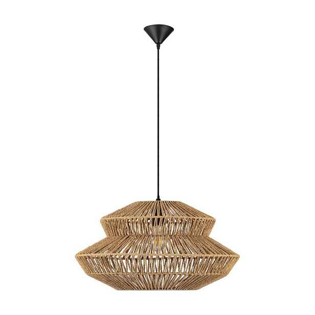 Provazové závěsné svítidlo v přírodní barvě ø 50 cm Nua – Nova Luce