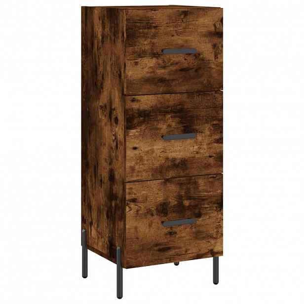 vidaXL Příborník kouřový dub 34,5 x 34 x 90 cm kompozitní dřevo