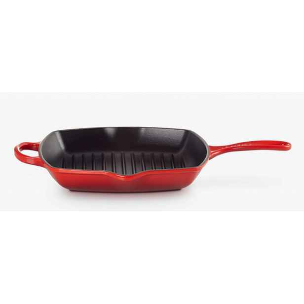 Le Creuset - Grilovací pánev, 26x26 cm, cerise 20183260600422