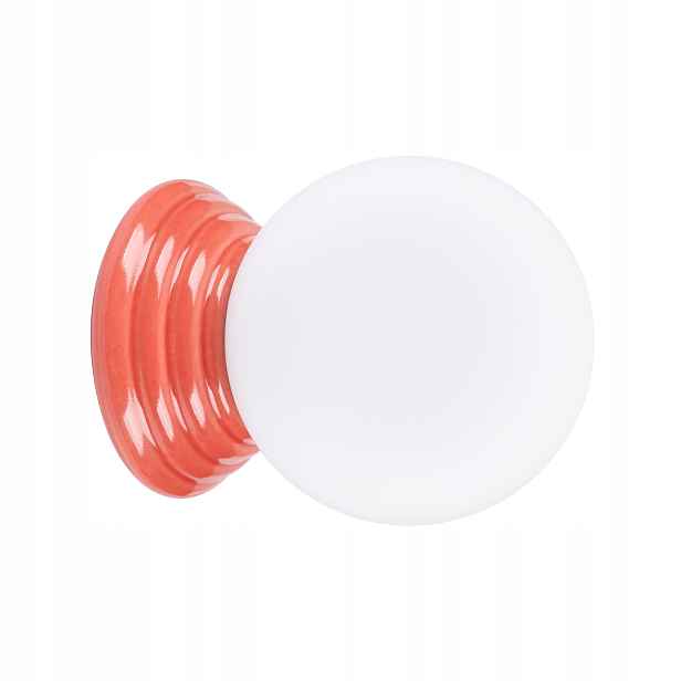 Sollux Lighting Skleněná nástěnná lampa Zori broskvová koule 1xG9 8W