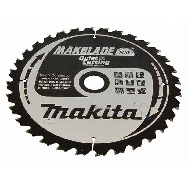 Makita Kotoučová Pila 255x30x32z Makblade Plus Dřevo