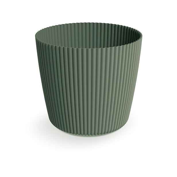 Prosperplast Květináč MILLA ROND IX tmavě zelený, varianta 12,9 cm