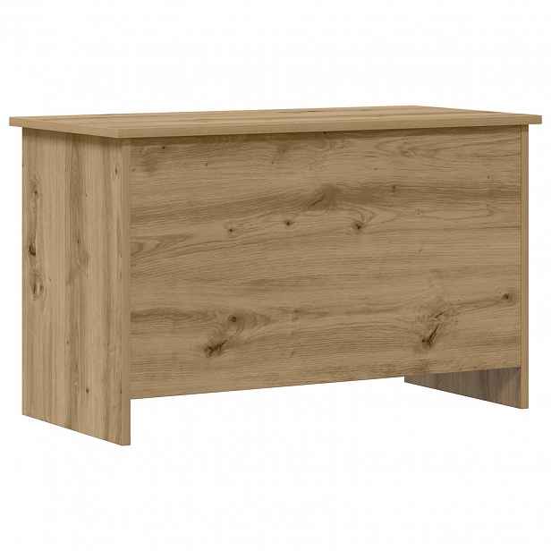 vidaXL Úložná truhla Dub artisan 80 x 40 x 50 cm Kompozitní dřevo