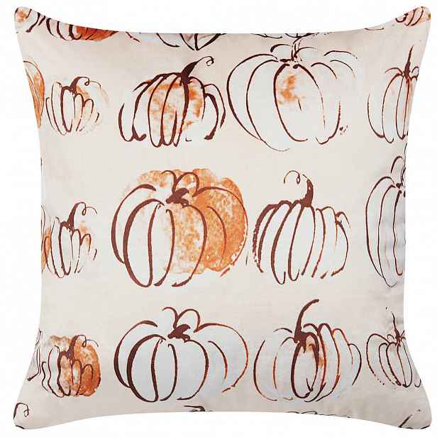 Beliani DEKORATIVNÍ POLŠTÁŘ Béžový 45/45 cm Cucurbita