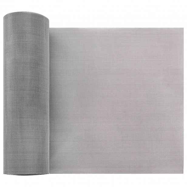vidaXL Síťovina 20 x 500 cm 60 Mesh Nerezová ocel 201 Stříbrná