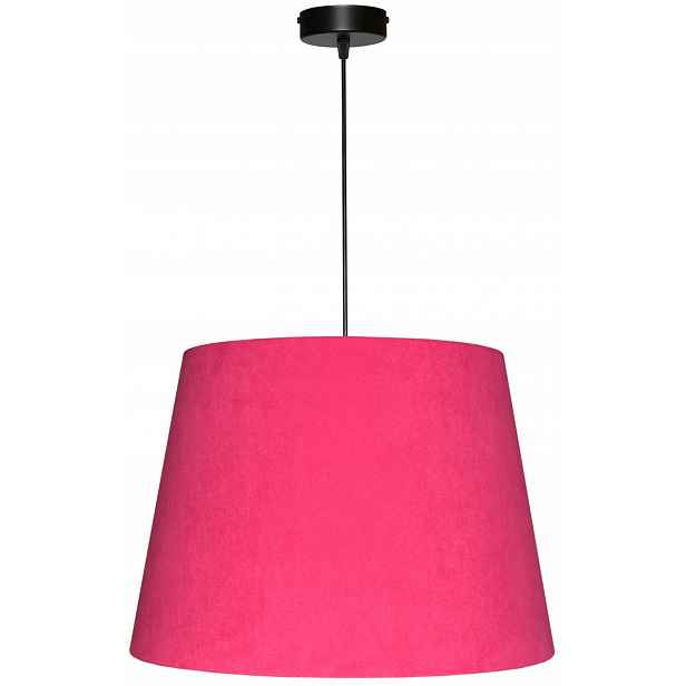 Závěsná lampa Zwis Lustr E27 Magenta Růžová Stínidlo 30x40 h28 Matera