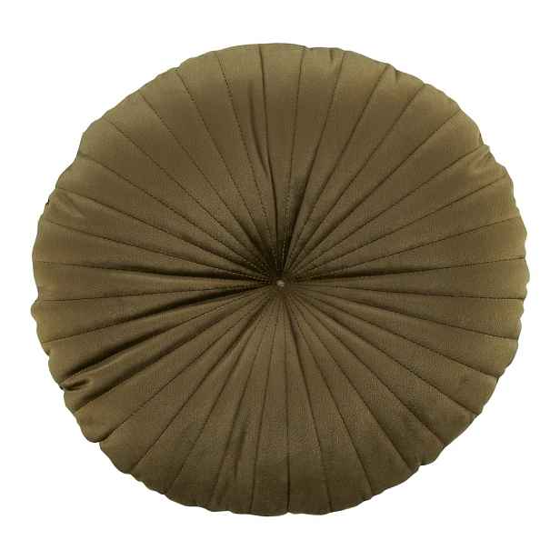 Sametový dekorační polštář ø 40 cm Round Soft Touch – Catherine Lansfield