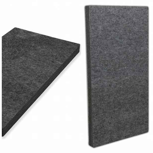 Akustické odhlučněné panely černé dekorativní redukce ozvěny 5 cm