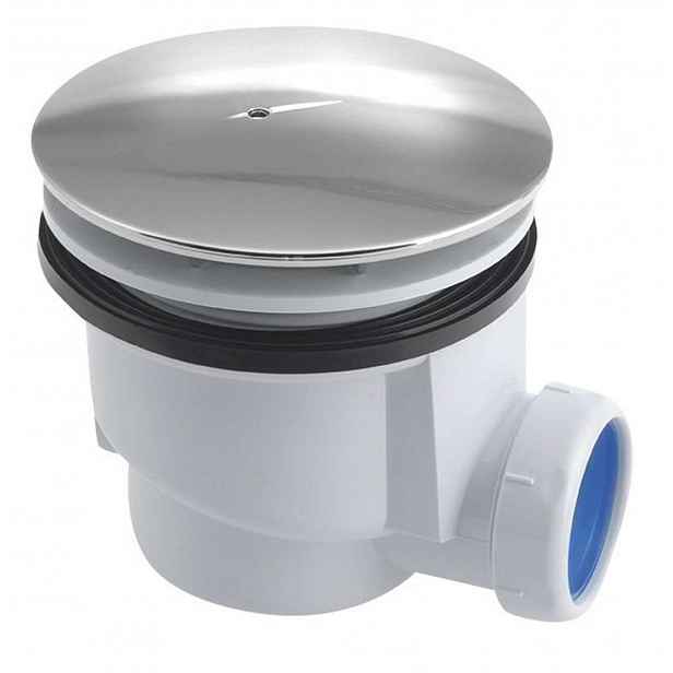 Aqualine - Odtoková souprava pro sprchové vaničky, průměr 90 mm, DN40, ABS/chrom PF408