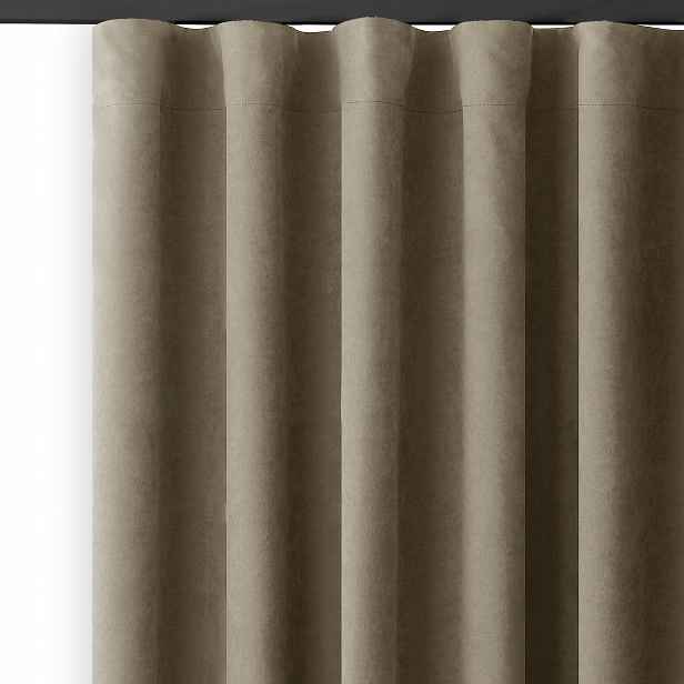 Filumi Závěs Milamo typ Velur páska wave salon tmavě béžová 400x270