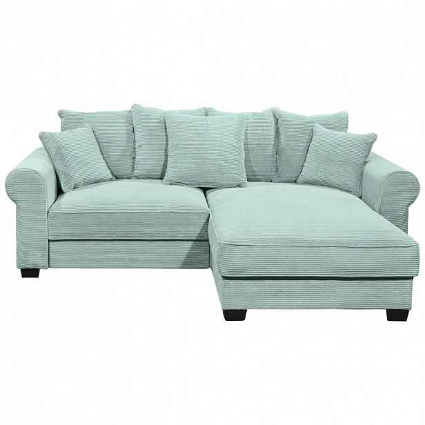 MID.YOU ROHOVÁ SEDAČKA, textil, šalvějově zelená
