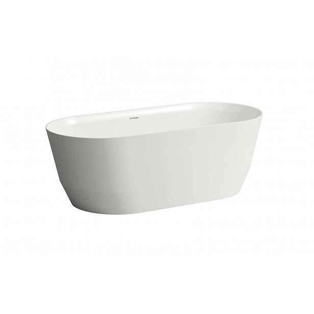 Laufen Pro - Volně stojící vana 165x75x55 cm, s odtokovou soupravou, bílá H2399520000001