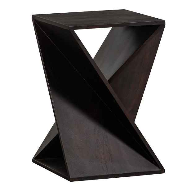 Odkládací stolek z masivu akácie 41x41 cm Ikem – WOOOD