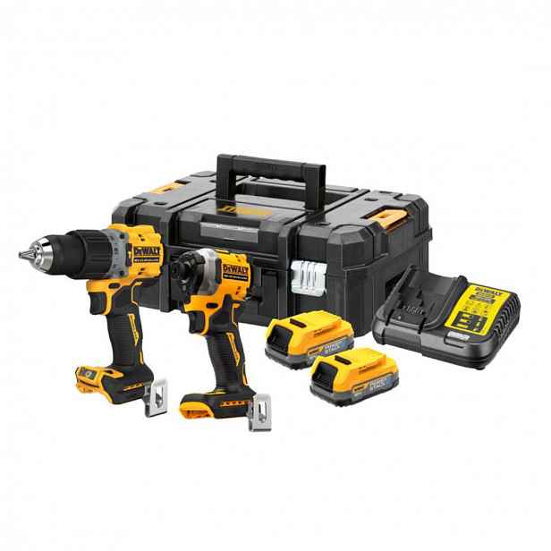 DeWALT - 6dílná sada AKU nářadí, baterií a nabíječky DCK2050E2T