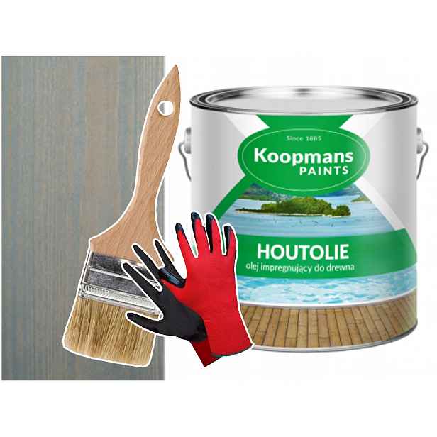 Koopmans Olej na terasu Houtolie Šedý 2,5 l