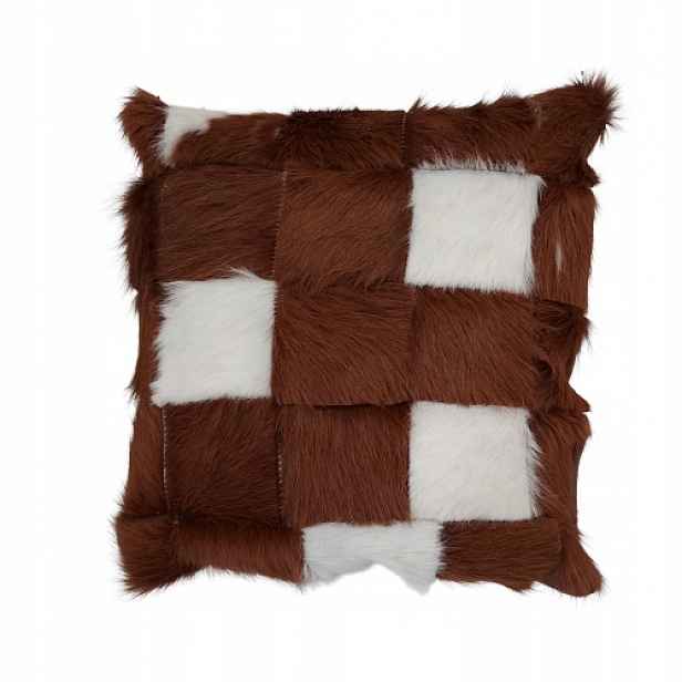 Polštář Kůže z hovězí krávy Patchwork Polštáře
