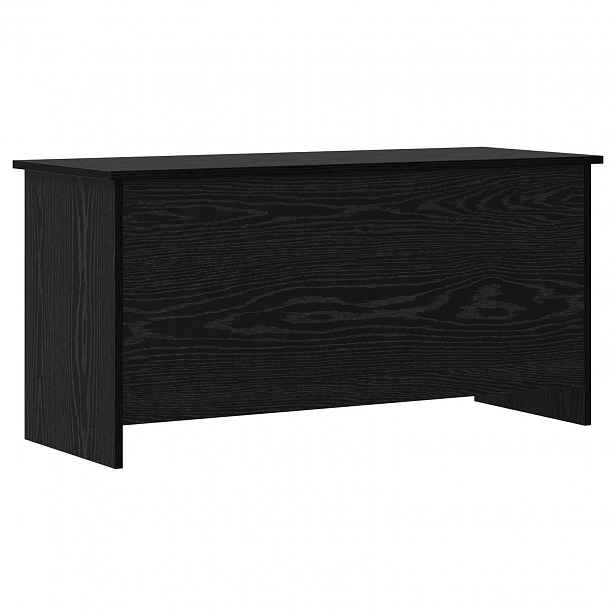 vidaXL Úložná truhla Černý dub 100 x 40 x 50 cm Kompozitní dřevo