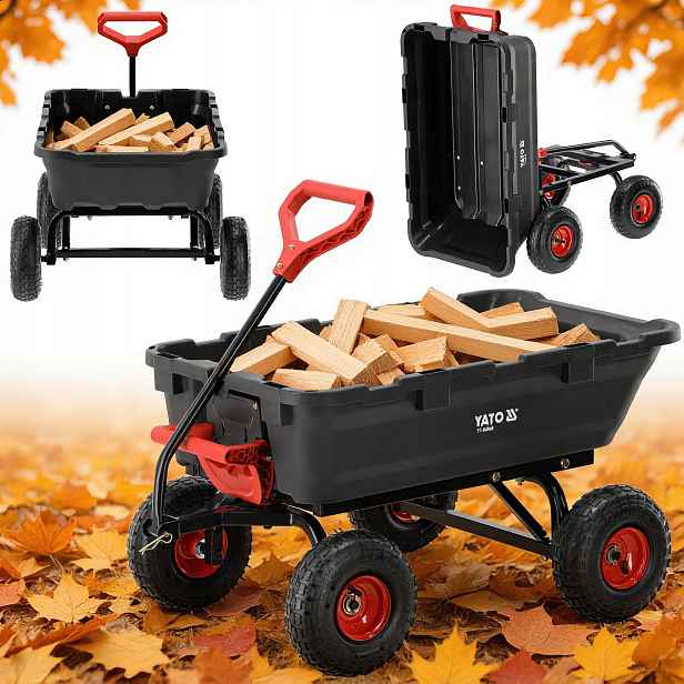 Zahradní Vozík S Výklopem XL 350 Kg Yato YT-86960