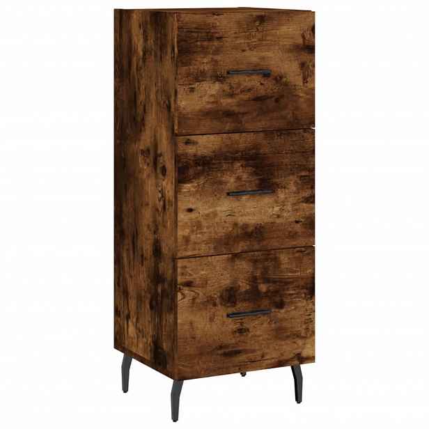 vidaXL Příborník kouřový dub 34,5 x 34 x 90 cm kompozitní dřevo
